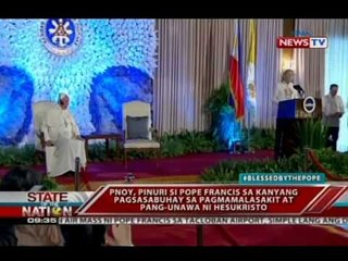 SONA: Pope Francis, nag-courtesy call kay Pangulong Aquino