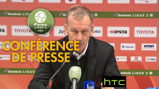 Conférence de presse Valenciennes FC - Stade Brestois 29 (0-1) : Faruk HADZIBEGIC (VAFC) - Jean-Marc FURLAN (BREST) - 2016/2017