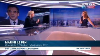 Marine Le Pen : François Fillon est un homme qui 