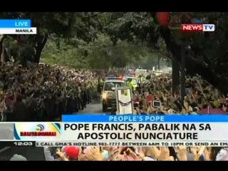 BT: Pope Francis, pabalik na sa Apostolic Nunciature