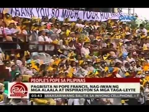 24 Oras: Pagbisita ni Pope Francis, nagsilbing inspirasyon para sa mga taga-Leyte