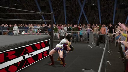 WWE 2K17 wonder woman v abigail