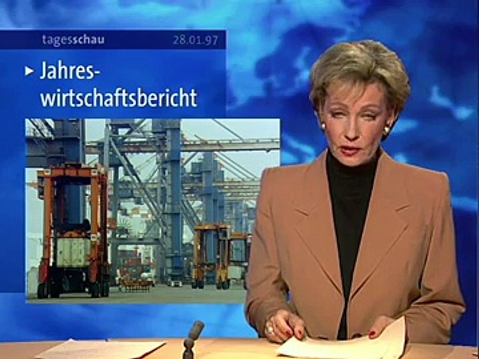 Tagesschau | 28. Januar 1997 20:00 Uhr (mit Dagmar Berghoff) | Das Erste