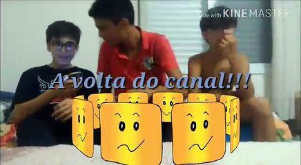 volta do canal no YouTube