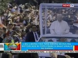 BP: Libu-libong tao, nag-abang sa huling motorcade ni Pope Francis bago umalis ng bansa