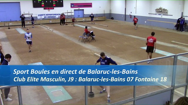 Troisième tour, tir progressif, Club Elite Masculin, J9, Balaruc-les-Bains contre Fontaine, saison 2016-2017