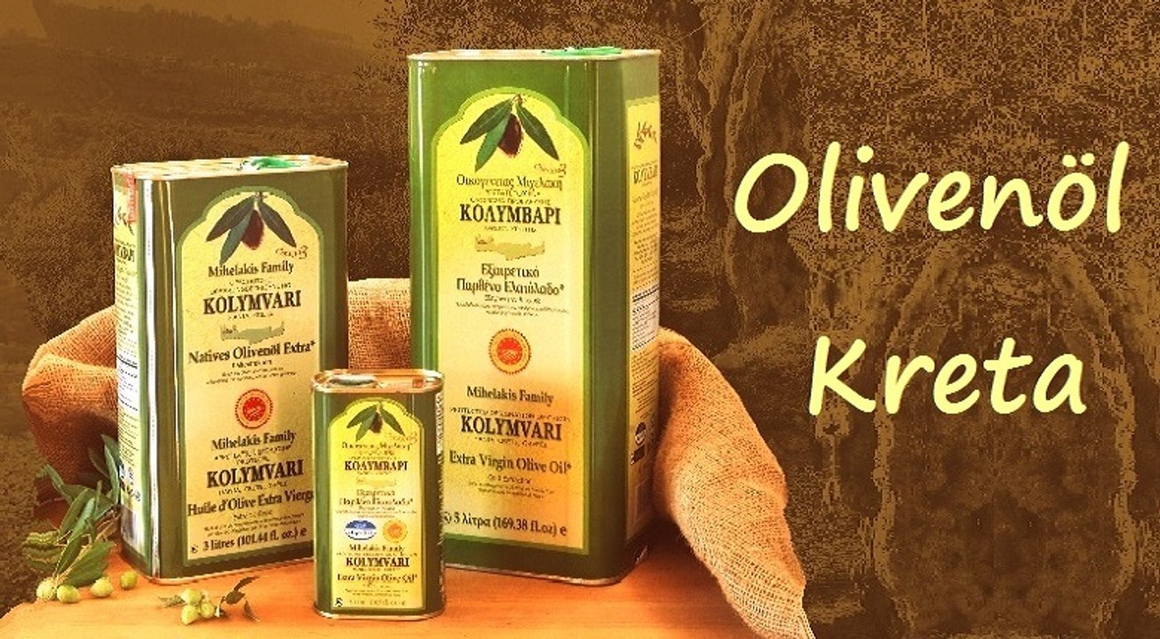 Bestes Olivenöl und traditionelle Delikatessen von Kreta gut und schnell verpackt