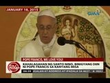 24 Oras: Milyun-milyong Pilipino, dumalo sa misa ni Pope Francis sa Quirino Grandstand kahapon
