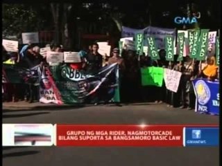 Flash Report: Grupo ng mga rider, nagmotorcade bilang suporta sa Bangsamoro Basic Law