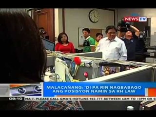 NTG: Malacañang: 'Di pa rin nagbabago ang posisyon namin sa RH Law