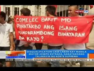 NTG: Disqualification case vs. Erap, nakatakdang talakayin ng SC