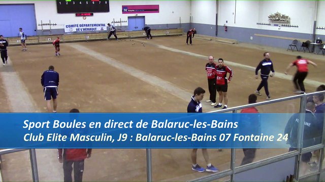 Quatrième tour, Club Elite Masculin, J9, Balaruc-les-Bains contre Fontaine, saison 2016-2017