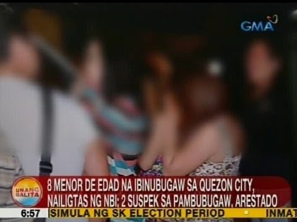 UB: 8 menor de edad na ibinubugaw sa QC, nailigtas ng NBI