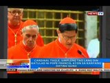 NTG: Pope Francis at Cardinal Tagle, may malalim na pagkakaibigan