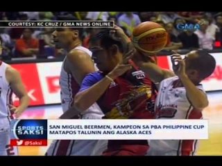 Saksi: San Miguel Beermen, kampeon sa PBA Philippine Cup
