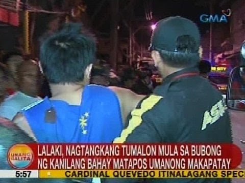 UB: Lalaki, nagtangkang tumalon mula sa bubong ng kanilang bahay matapos umanong makapatay