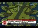 24 Oras: Gun ban, ipatutupad na ulit simula bukas para sa SK elections