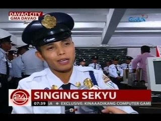 24 Oras: Security guard ng mall, mala-Brian McKnight sa pagkanta