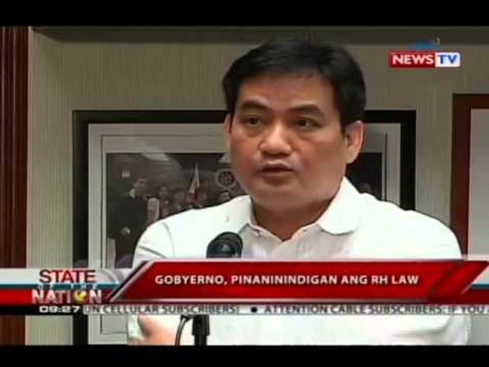 SONA: CBCP: Walang bago sa mga sinabi ni Pope Francis ukol sa responsible parenthood