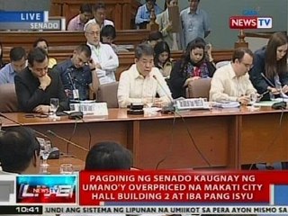 NTVL:Pagdinig kaugnay ng umano'y overpriced na Makati City Hall Building 2 at iba pang isyu (Part 1)