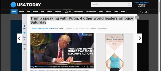 Trump speaking with Putin, 4 other world leaders on busy Saturday