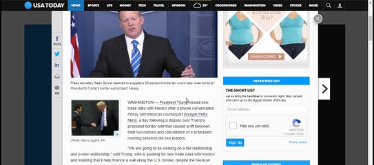 Trump speaks by phone with Mexican president after meeting canceled