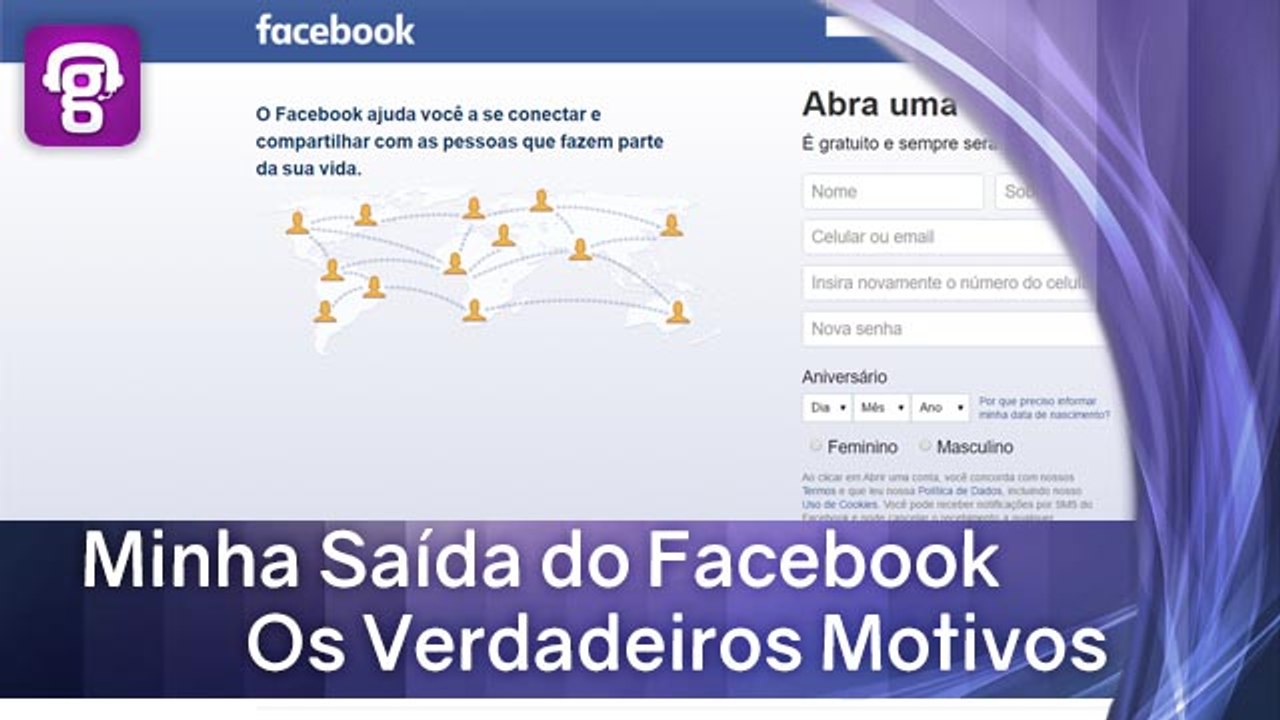 Minha Saída do Facebook - @cojagamer