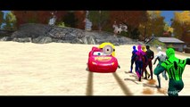 Миньонов и человек-паук цвета Дисней Pixar Автомобили потешки Песни | Minions Smash Человек-паук