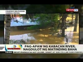 Pag-apaw ng Kabacan River, nagdulot ng matinding baha