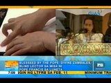 Blessed by the Pope: Lady who read First Reading using Braille | Unang Hirit