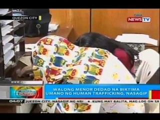 8 menor de edad na biktima umano ng human trafficking, nasagip sa Quezon City