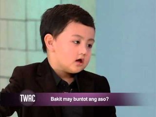 Kids say the cutest things: Alonzo Muhlach answers Igan's questions on TWAC