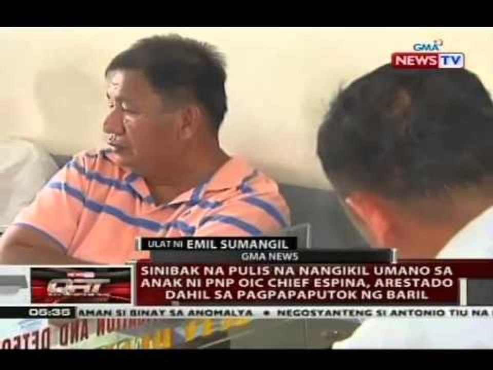 Sinibak na pulis na nangikil umano sa anak ni PNP OIC Chief Espina, arestado
