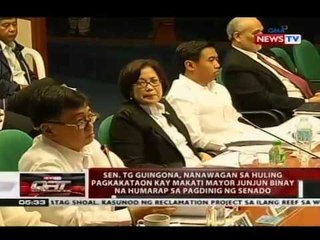 Download Video: QRT: Makati Mayor Junjun Binay, hiniling na mabigyan ng due process sa Senado