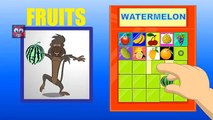 Puzzles For Kids: Learn Names Of Fruits And Vegetables. Learning Video For Kids.