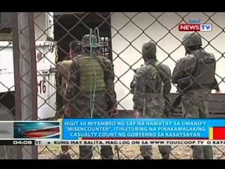 Board of inquiry, binuo para imbestigahan ang engkwentro sa pagitan ng PNP-SAF, MILF at BIFF