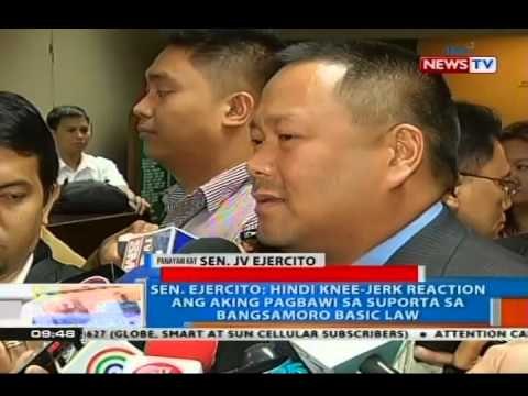 NTG: Panayam kay Sen. JV Ejercito kaugnay sa kanyang pagkalas ng suporta sa BBL