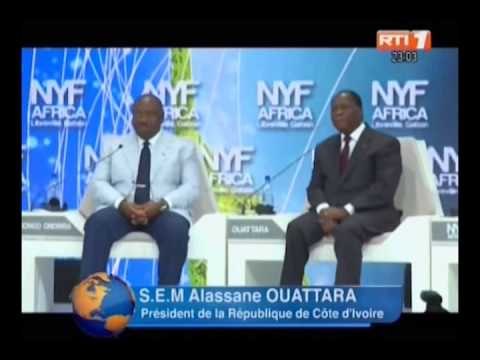 Libreville: Les Présidents Bongo et Ouattara ont prit part à la cloture du New York Forum