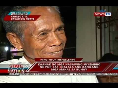 SONA: Kaanak ng mga nasawing miyembro ng PNP-SAF, inalala ang kanilang mga mahal sa buhay