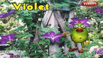 Violet Rhyme | 3D Nursery Rhymes With Lyrics For Kids | Flower Rhymes | 3D Rhymes Animation