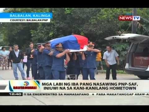 BT: Mga labi ng iba pang nasawing PNP-SAF, iniuwi na sa kani-kanilang hometown