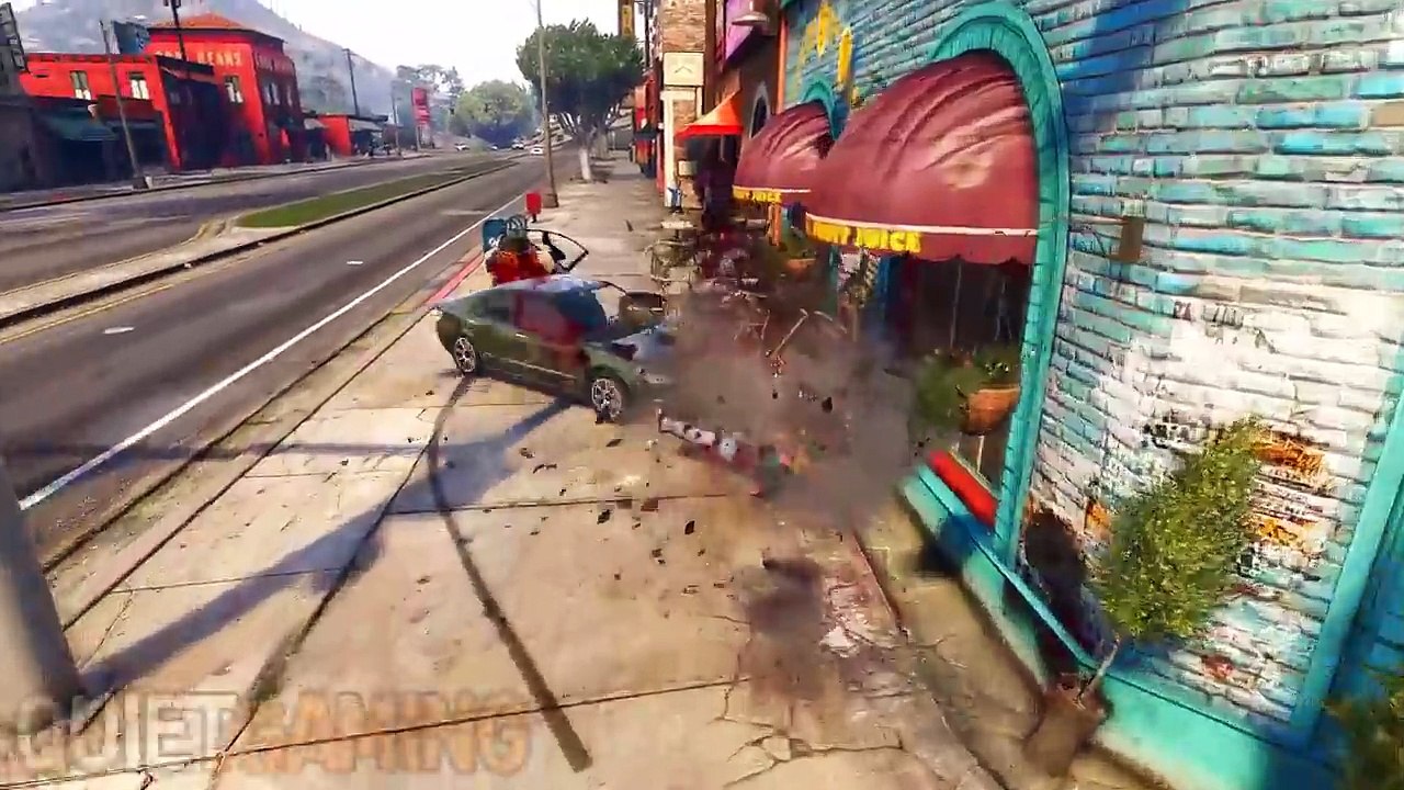 GTA 5 видео про драки и убийства № 26 апокалипсис на дороге