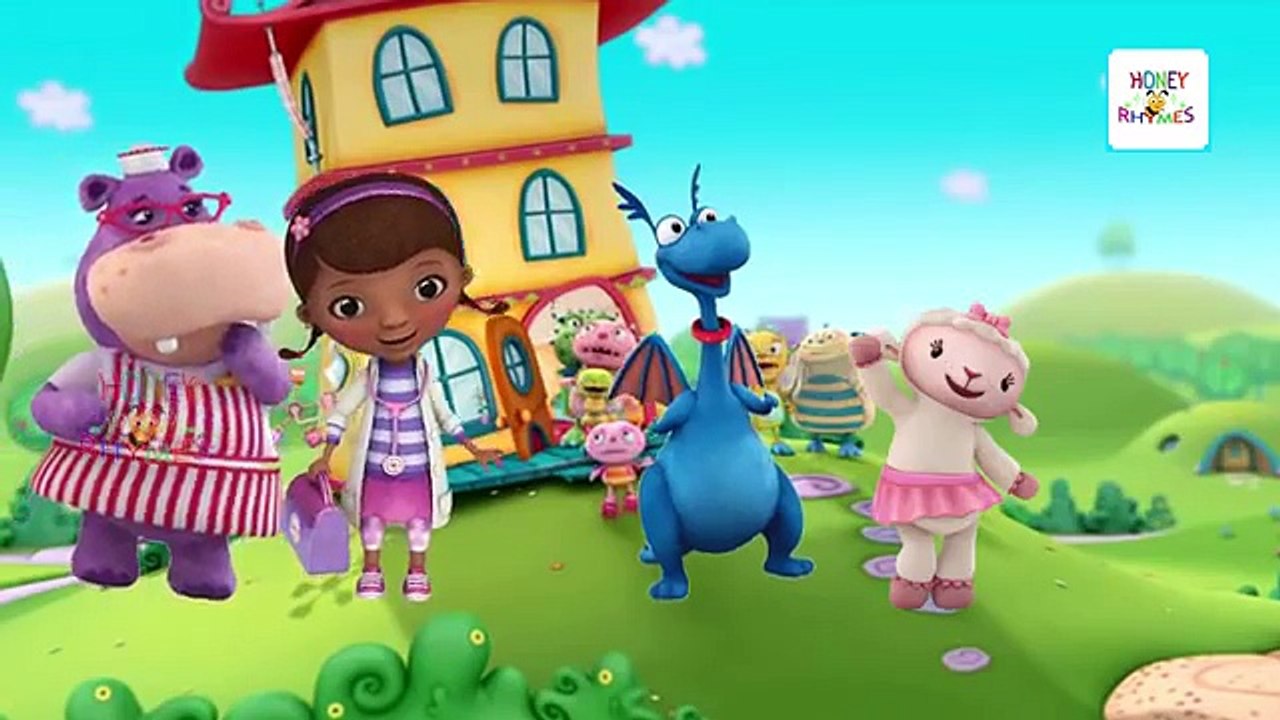 Doc McStuffins Finger Family Nursery Rhyme | Finger Family Doc McStuffins Cartoon Song for Children