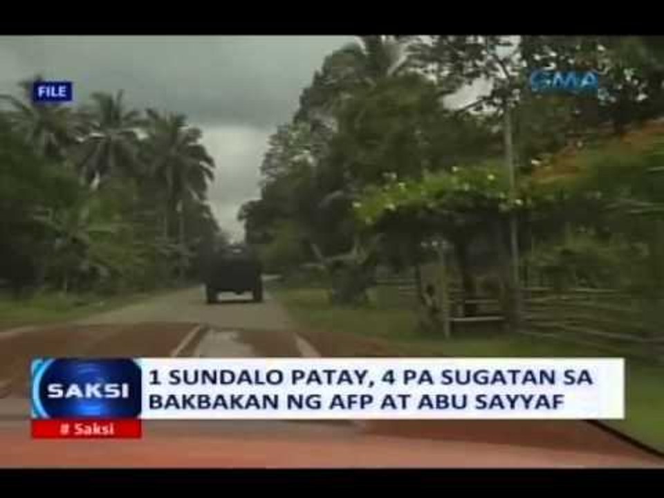 Saksi: 1 sundalo patay, 4 pa sugatan sa bakbakan ng AFP at Abu Sayyaf sa Sulu