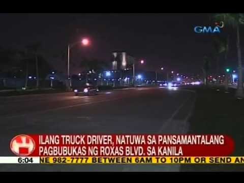 UB: Ilang truck driver, natuwa sa pansamantalang pagbubukas ng Roxas Blvd. sa kanila