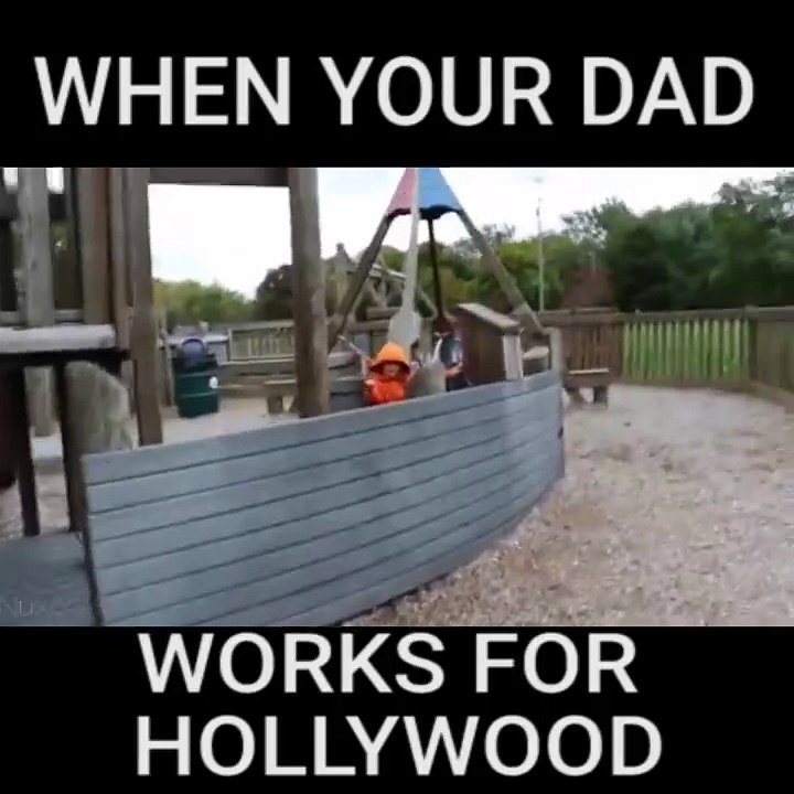 WHEN UR DAD WORK FOR HOLYWOOD
