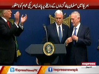 Trump ban on Muslims Refugees