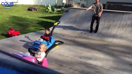 Coub Вести  Лучшее в Coub 2016 ПРИКОЛЫ Когда папа скейтер