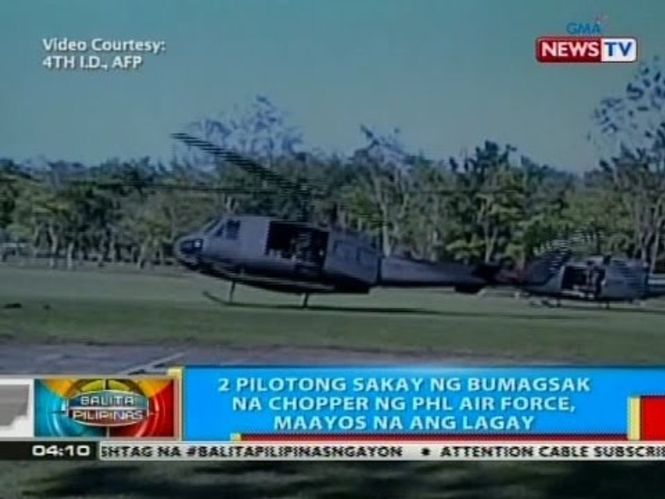 BP: Chopper ng Phl Air Force, bumaligtad habang nagte-take off sa Cagayan de Oro City