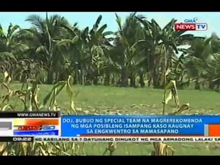 DOJ, bubuo ng special team na magrerekomenda ng mga posibleng isampang kaso